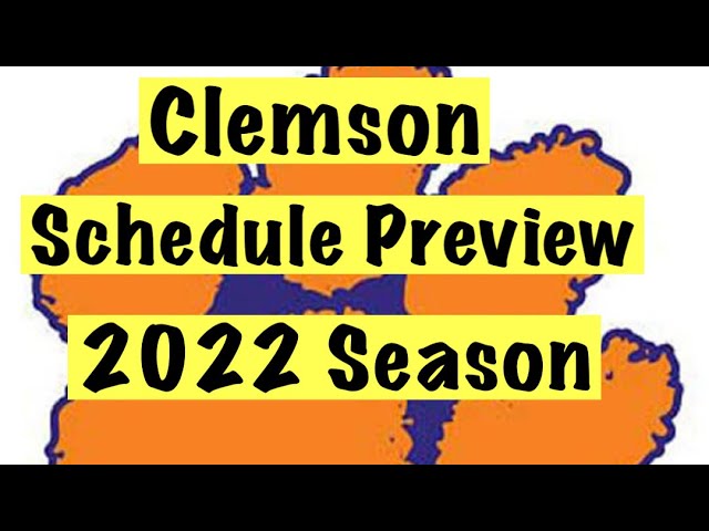 The Clemson Tigers Baseball Schedule is Here!
