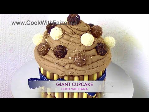 GIANT CUPCAKE *COOK WITH FAIZA* - UCR9WXUxcp0bR9OWi5ersIHw