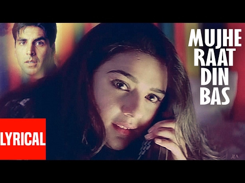 "Mujhe Raat Din Bas" Lyrical Video | Sangharsh | Sonu Nigam | Akshay Kumar, Priety Zinta, Aman Verma - UCRm96I5kmb_iGFofE5N691w