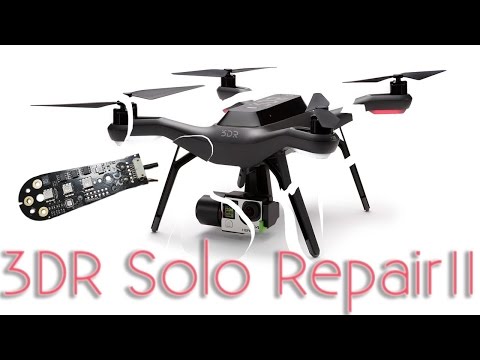 Crashed High End Quadcopter repair - 3DR Solo - Part 2 - UC1O0jDlG51N3jGf6_9t-9mw
