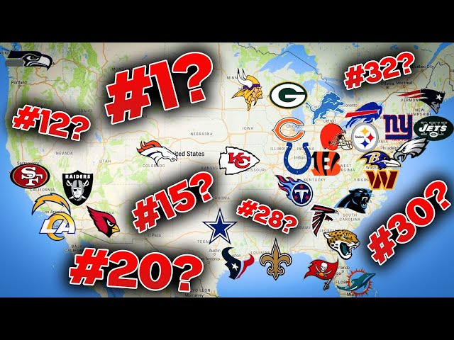 What City and State is Every NFL Game Made?