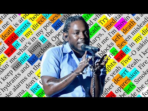 Kendrick Lamar, Freedom | Rhyme Scheme Highlighted