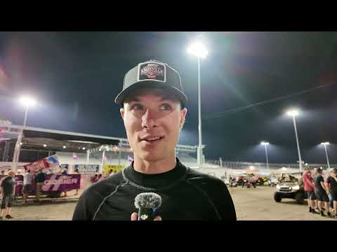 Spencer Bayston discusses his third-place finish Thursday night, making the Nationals A-Main, more - dirt track racing video image