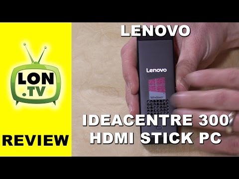 Lenovo IdeaCentre Stick 300 Windows 10 PC Review - HDMI Stick PC - UCymYq4Piq0BrhnM18aQzTlg