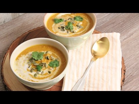 Curry Coconut Pumpkin Soup Recipe | Episode 1114 - UCNbngWUqL2eqRw12yAwcICg