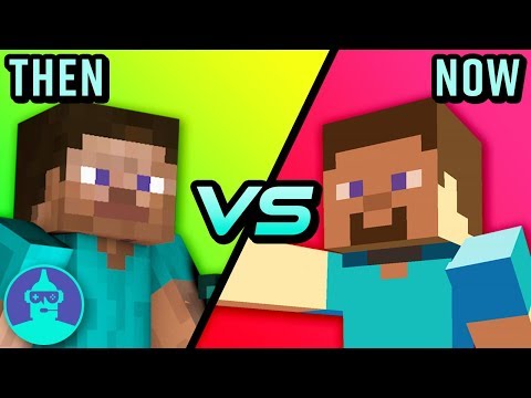 The Evolution of Minecraft - Then vs Now | The Leaderboard - UCkYEKuyQJXIXunUD7Vy3eTw