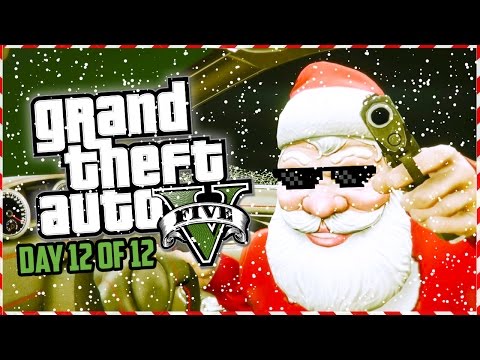 GTA 5 Funny Moments - CHRISTMAS HEISTS! Custom Heist Jobs! (Day 12 of 12) (GTA 5 Christmas Special) - UC2wKfjlioOCLP4xQMOWNcgg