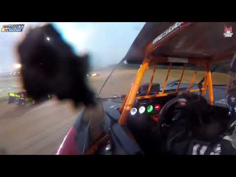 #5 John Briggs - Cash Money Late Model - 6-29-2024 Springfield Raceway - In Car Camera - dirt track racing video image
