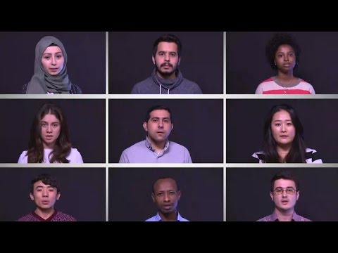 Eskişehir Osmangazi Üniversitesi Öğrencilerinden 30 Dilde "Teröre Hayır"