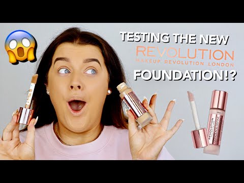 TESTING REVOLUTION’S NEW FOUNDATION (+ SKINCARE!) ...THEY REALLY DID THAT! | Rachel Leary - UC-Um2u0Agv8Q-OhjO6FZk1g