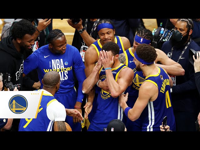 Steph Curry and the Golden State Warriors Win the NBA Championships