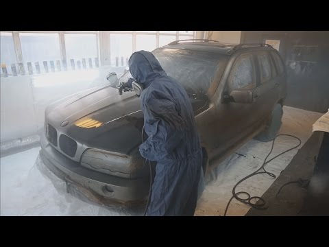 Very Cheap Way To Paint Car / BMW X5 - Покраска за 35 000 рублей - UCgQ1CeGtjCbkvslmG3zTAFA