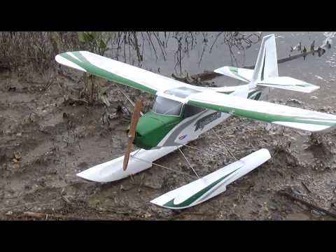 Durafly Tundra 1300mm Sports Model with floats on River Krka - UC3RiLWyCkZnZs-190h_ovyA