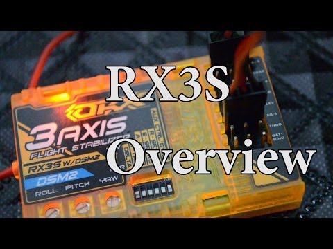 OrangeRX RX3S 3-Axis Flight Stabilizer w/DSM2 Compatible 6CH 2.4Ghz Receiver Overview - UCdzM9HZackQbClwf6pFVO-A