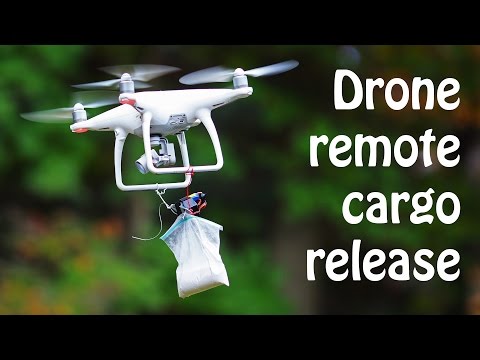 Drone Quadcopter remote cargo release how to build - UCdSlBNDX97hIeOxWVacg9FQ
