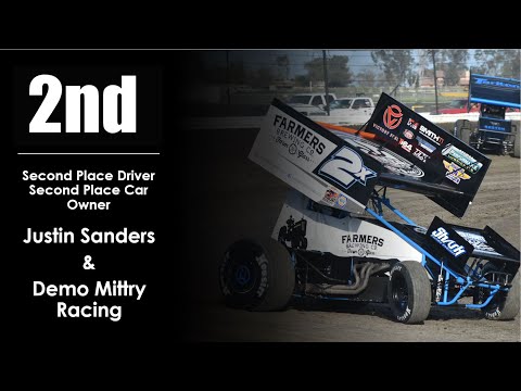 NARC STARS: JUSTIN SANDERS &amp; DEMO MITTRY - SECOND PLACE NARC TEAM - dirt track racing video image