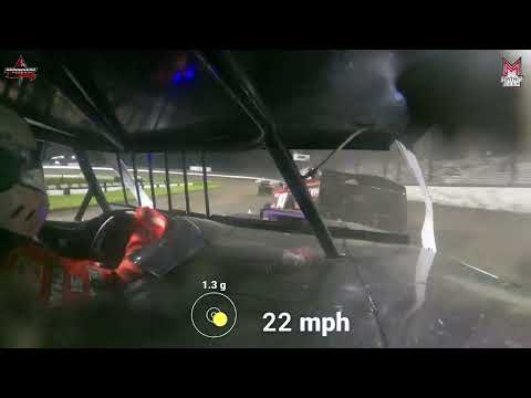#9 Nik Morgan - USRA B-Mod - 6-7-2024 Arrowhead Speedway - In Car Camera - dirt track racing video image
