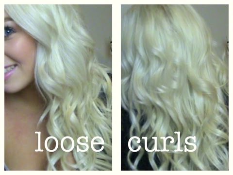 Loose Curls with Hair Extensions using GHD Straightener - UChplUdodMCdfZfmTQbRhNWw