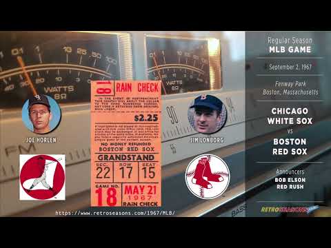 Chicago White Sox vs Boston Red Sox - Radio Broadcast video clip 