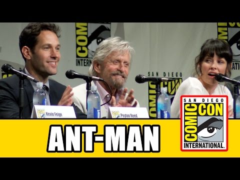 Ant-Man Comic Con Panel - Paul Rudd, Evangeline Lilly, Michael Douglas, Corey Stoll & Peyton Reed - UCS5C4dC1Vc3EzgeDO-Wu3Mg