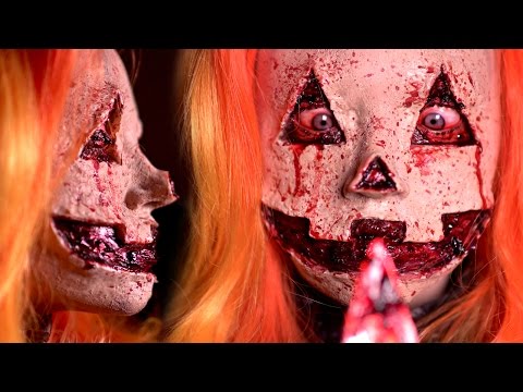 JACK-O-LANTERN Halloween Makeup Tutorial - UCoziFm3M4sHDq1kkx0UwtRw