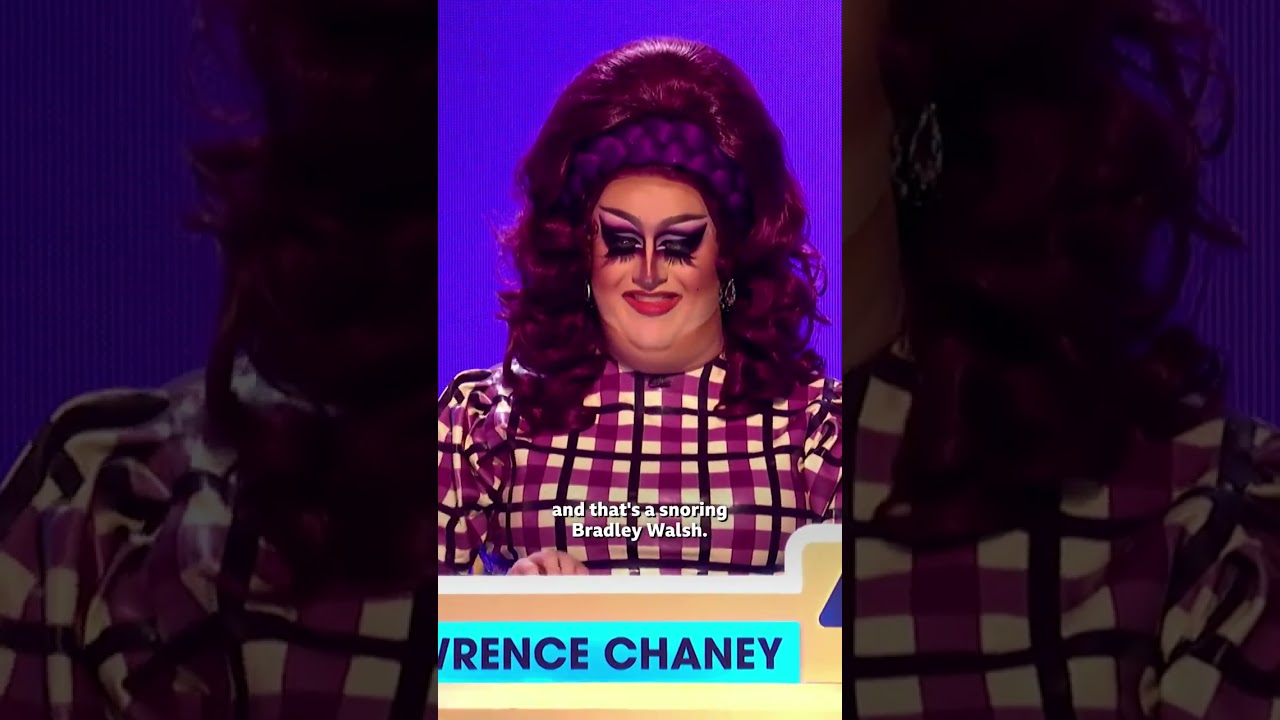 Our comedy queen, Lawrence Chaney👸 #BlanketyBlank #iPlayer