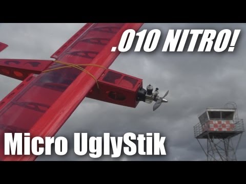 The nitro powered Mini Stik RC plane is finished - UCahqHsTaADV8MMmj2D5i1Vw