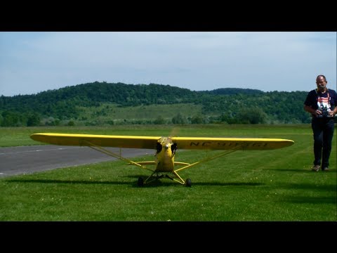 Giant RC Super Piper J-3 Cub Oldtimer Airplane 2014 Switzerland rc meeting - UCTLEcIaYJEbUEzQc3-ZvruQ