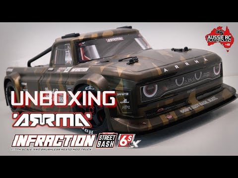 Unboxing: ARRMA Infraction 6S BLX 80MPH 1/7 Scale All Road Basher - UCOfR0NE5V7IHhMABstt11kA