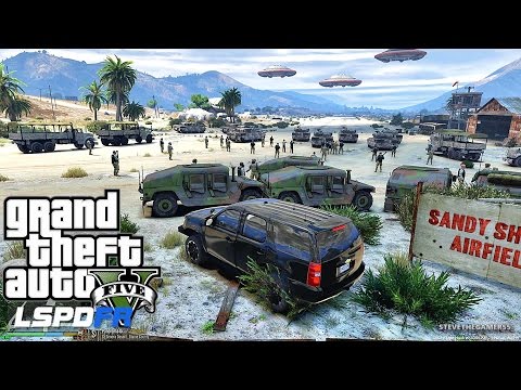 LSPDFR - MILITARY PATROL - UFO (GTA 5 PC POLICE MODS) - UCbItyvYa6cqvqtwlU2E9-wA