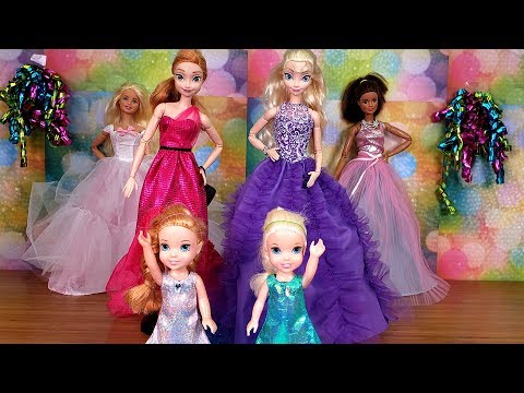 Fashion Show ! Elsa and Anna toddlers - Barbie - fashionista - dress up - UCQ00zWTLrgRQJUb8MHQg21A