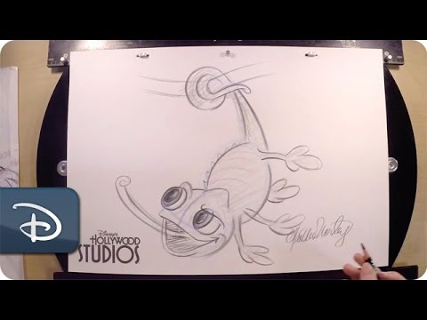 How-To Draw Pascal From Disney's 'Tangled' | Walt Disney World - UC1xwwLwm6WSMbUn_Tp597hQ
