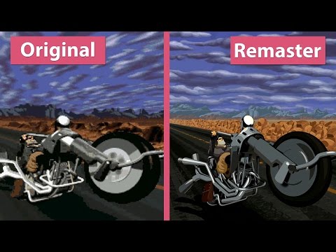 4K Full Throttle – Original DOS (1995) vs. Remastered (2017) Graphics Comparison - UCy1-UfHBaFlQHDLNU9lYiyQ