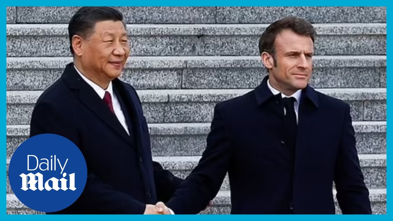 Chinese President Xi Jinping and France’s Emmanuel Macron make joint declaration | Tape Playout
