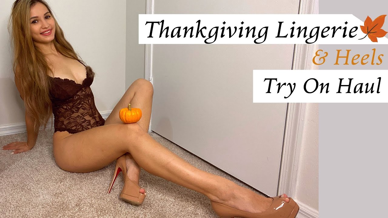 Thanksgiving Lingerie Try On haul