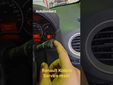 Как сбросить индикатор обслуживания на Renault Koleos: пошаговая инструкция Как сбросить индикатор обслуживания на Renault Koleos: пошаговая инструкция