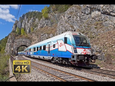 SEMMERINGBAHN - 40 minutes 4K [Ultra HD] video of trains and scenery railway - UCglVjGyY8ydqfPRMWI-y7PQ