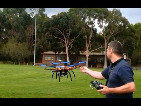 s550 Spider Hexacopter RTL test in stiff wind and new 10x47 Triple Props NAZA Lite - UCIJy-7eGNUaUZkByZF9w0ww