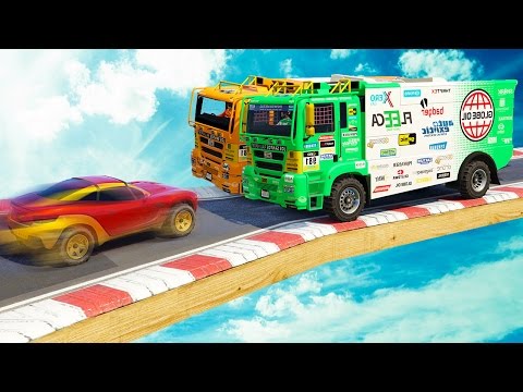 2 TRUCKS vs. 1 CAR! (GTA 5 Funny Moments) - UCfLuMSIDmeWRYpuCQL0OJ6A