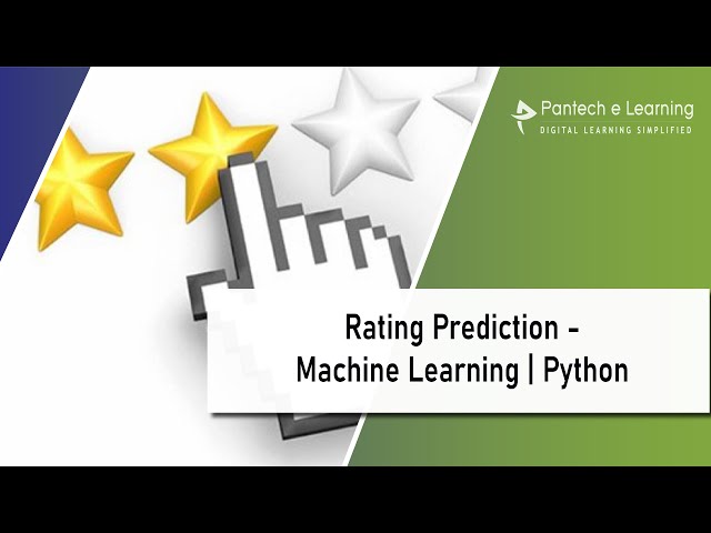 Rating Prediction Using Machine Learning