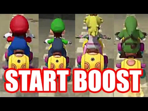 Mario Kart 8 Deluxe: ALL START BOOST SOUND CLIPS - Nintendo Switch - UCwtnZUOk44DCCFFT6QG6LdA