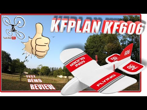Mini Glider KFPLAN KF606 - Review Test Démo - Pas cher mais efficace ! - UCPhX12xQUY1dp3d8tiGGinA