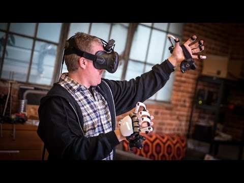 Hands-On with Dexmo VR Haptic Exoskeleton! - UCiDJtJKMICpb9B1qf7qjEOA