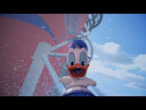 AquaDunk water slide animation for the Disney Magic cruise ship enhancement with Donald Duck - UCYdNtGaJkrtn04tmsmRrWlw