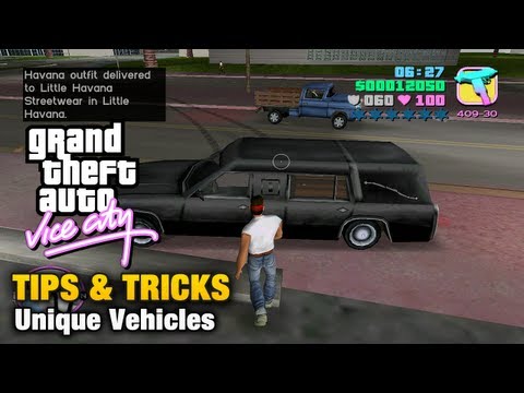 GTA Vice City - Tips & Tricks - Unique Vehicles - UCuWcjpKbIDAbZfHoru1toFg