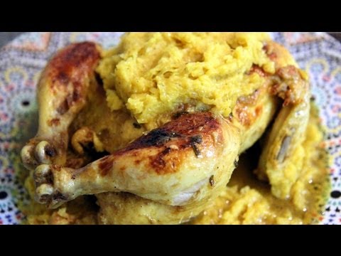 Moroccan Roasted Chicken M'Kalli and M'Hammer Recipe - CookingWithAlia - Episode 192 - UCB8yzUOYzM30kGjwc97_Fvw