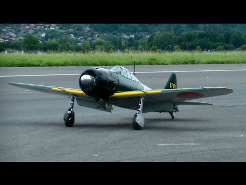 RC Japan Fighter Zero A6M Mitsubishi Schweizer Meisterschaften F4C 2014 MG Interlaken - UCTLEcIaYJEbUEzQc3-ZvruQ