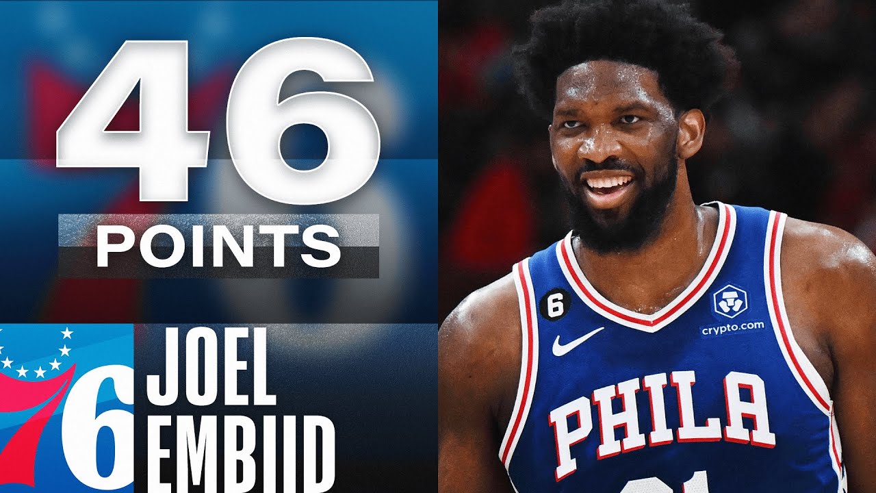 Joel Embiid GOES OFF For 46 Points vs Warriors! 12th 40-PT Performance Of The Season!