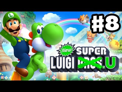 New Super Luigi U - Gameplay Walkthrough Part 8 - Peach's Castle Bowser Boss (Nintendo Wii U DL - UCzNhowpzT4AwyIW7Unk_B5Q