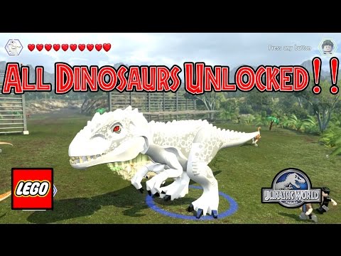 LEGO Jurassic World - All Dinosaurs Unlocked (With Gameplay!) - UCssW3gaIc8BHuPJQ4rFMQpg